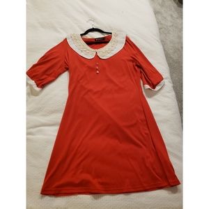 Christmas peter pan dress